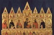 Simone Martini, Madonna with Child and Saints